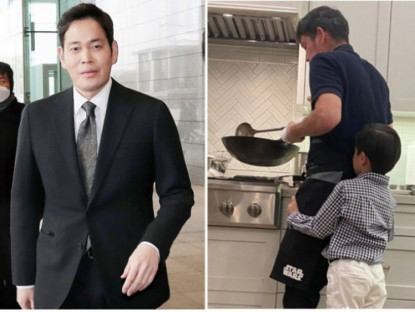 Giải trí - &quot;Người chồng quốc dân&quot; hot nhất xứ Hàn: Là tỷ phú vẫn xuống bếp nấu ăn cho vợ con