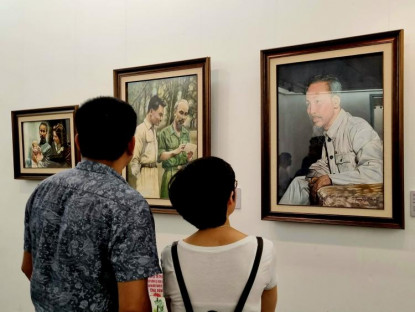 Mỹ thuật - Bác Hồ vĩ đại mà bình dị qua góc nhìn của họa sĩ Việt kiều