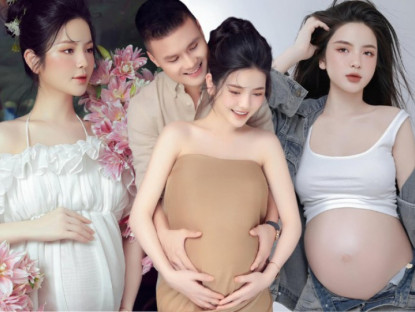 Gia đình - Sắc vóc mẹ bầu gen Z Chu Thanh Huyền: Da trắng nuột nà, bụng tròn căng không 1 vết rạn