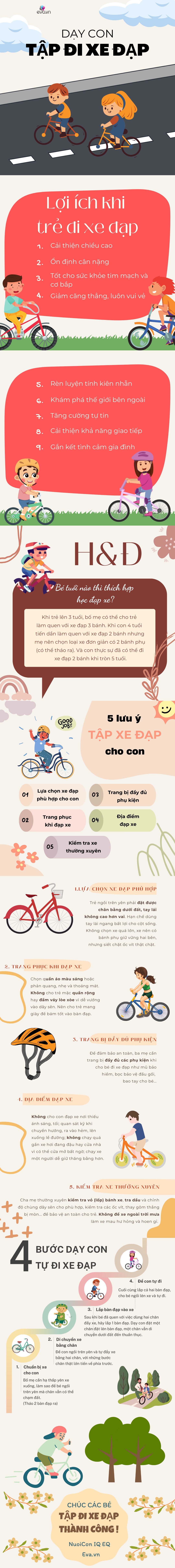 Kỹ năng sống cho trẻ mầm non (P40): 4 bước dạy con tự đi xe đạp thành công chỉ sau 1 buổi tập - 1