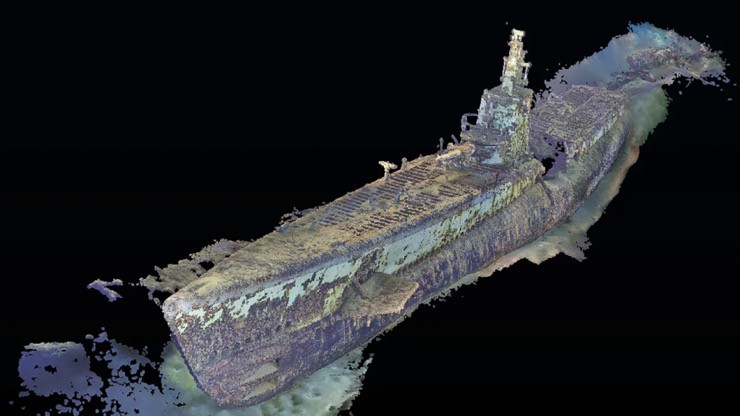 Phát hiện xác tàu ngầm Mỹ bị tàu chiến Nhật đánh chìm cùng thủy thủ đoàn 79 người - 1