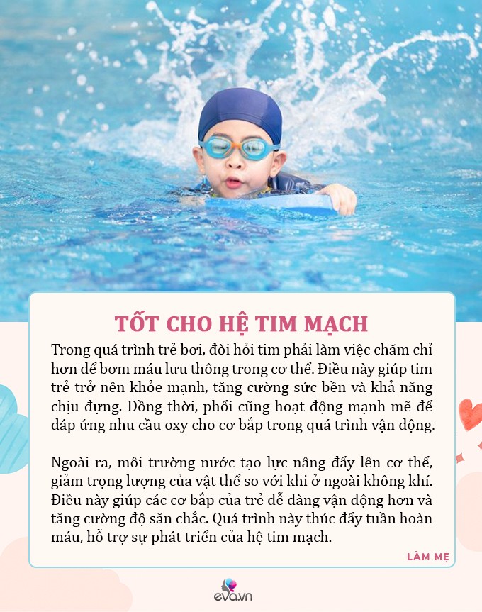5 siêu lợi ích khi cho trẻ tập bơi sớm, không những tăng chiều cao mà não còn âm thầm phát triển - 3