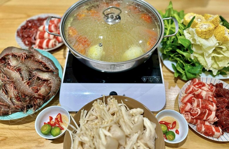 Mát trời hơn, BTV Đan Lê làm 2 món lẩu ngon, còn có lẩu siêu tốc xứng đáng điểm 10 - 4