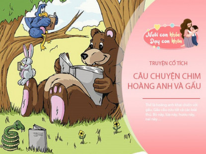 Gia đình - Truyện cổ tích: Chim hoàng anh và gấu