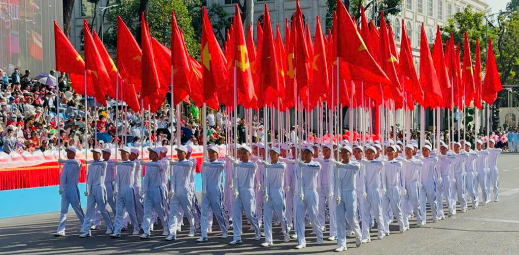 Tổng duyệt diễn binh diễu hành Đại lễ 30/4 “Khúc dạo đầu bản anh hùng ca mừng 50 năm thống nhất đất nước” - 10