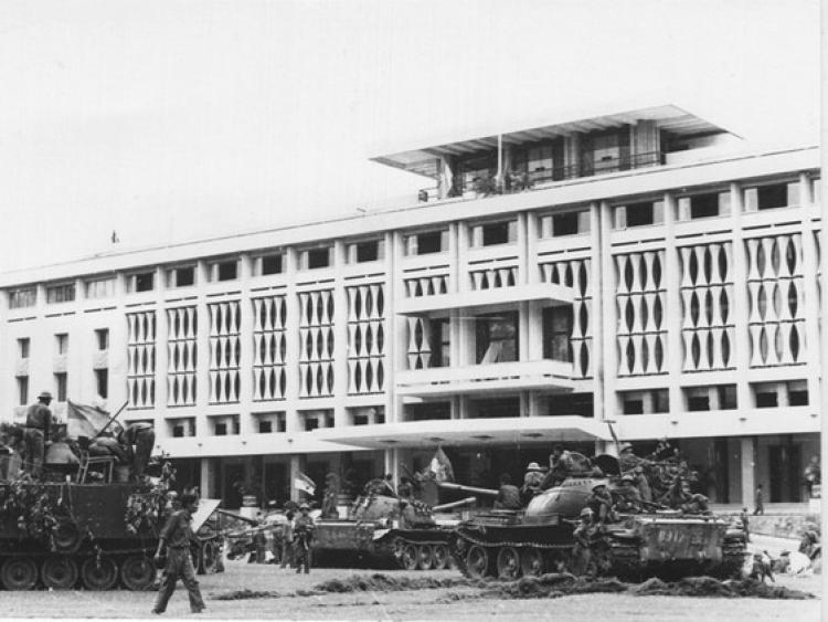 Chiều 30 tháng 4, chúng tôi đến Sài Gòn