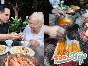 Bữa ăn thơm nức của diễn viên 52 tuổi chưa vợ - Trung Dũng và mẹ ruột ở căn nhà bình dị