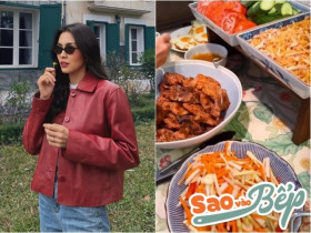Bữa tiệc tại nhà "nàng dâu nghìn tỷ" do cô và những người bạn trổ tài: Toàn món dân dã "cây nhà lá vườn"