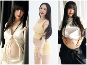 Con gái đại gia Việt khét tiếng khoe bụng bầu lần 4 cuối thai kỳ, được khen "hợp đẻ" vì ngày càng xinh