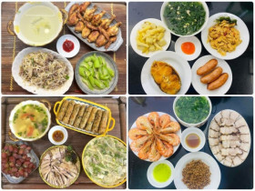 Mẹ đảm 3 con khoe loạt cơm nhà cực chất lượng, thường xuyên đổi thực đơn ít khi trùng món