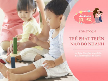 Gia đình - 4 giai đoạn phát triển não bộ &quot;đỉnh cao&quot;, nắm bắt 1 trong số đó trẻ sẽ có IQ phi thường