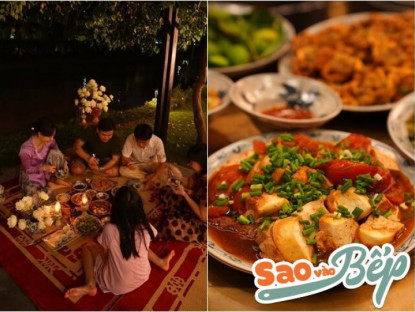 Gia đình - Á hậu Việt giàu có cho cả nhà ăn cơm dưới đèn dầu toàn món dân dã, mẹ ruột thốt lên một câu