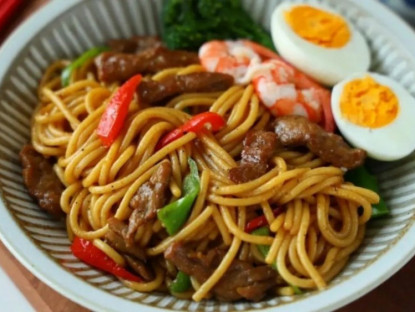 Ẩm thực - Mì bò sốt tiêu đen chuẩn nhà hàng, làm siêu nhanh tại nhà