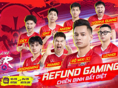 Thông tin doanh nghiệp - Tứ Hùng Tái Đấu: Độ Mixi và Refund Gaming quyết tâm phá dớp về nhì trước đối thủ nặng ký All Stars SG F.C của Cris Phan