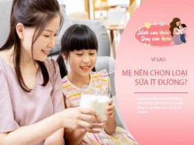 Mẹ lựa chọn sản phẩm ít đường để tốt cho sức khỏe con, liệu con có hợp tác?
