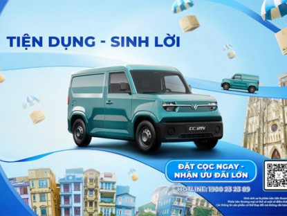 Thông tin doanh nghiệp - VinFast ra mắt dòng xe chở hàng cỡ nhỏ giá từ 285 triệu đồng