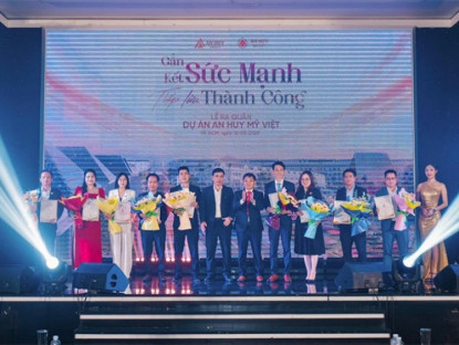 Thông tin doanh nghiệp - An Huy Group ra quân dự án An Huy Mỹ Việt, khởi đầu hành trình “Gắn kết sức mạnh – Tiếp lửa thành công”
