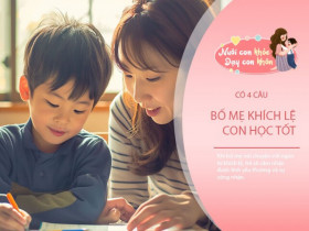 Bố mẹ thông thái không quát mắng, mà dùng 5 câu "thần chú" thức tỉnh trẻ thích học, chủ động làm bài tập