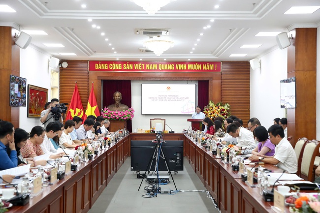 Bàn giải pháp đẩy mạnh hội nhập quốc tế về văn hóa - 1