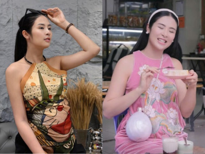 Gia đình - Hoa hậu Việt bế bụng bầu xinh xuống phố, lỡ miệng tiết lộ 1 điều về em bé