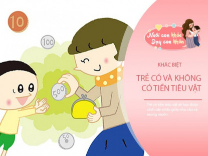 Gia đình - 3 điểm khác biệt rõ ràng giữa trẻ có và trẻ không có tiền tiêu vặt
