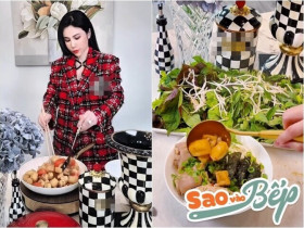 Hoa hậu lồng lộn lên đồ trăm triệu vào bếp nấu nồi bún riêu 1 triệu, bị bình luận "tội gì phải khổ"