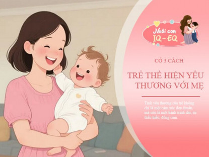 Gia đình - 3 hành động đáng yêu của trẻ sơ sinh như thay lời muốn nói &quot;Con yêu mẹ&quot;