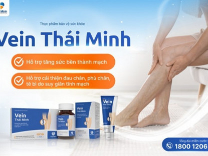 Thông tin doanh nghiệp - TPBVSK và Kem bôi Vein Thái Minh - Giải pháp mới hỗ trợ suy giãn tĩnh mạch