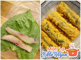 Cá cuộn lá lốt chiên đang làm mưa làm gió trên Tiktok hóa ra lại có cách làm đơn giản thế này!