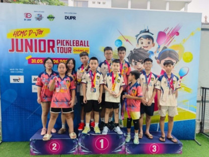 Thông tin doanh nghiệp - Tuyển trẻ CLB Pickleball Công an Nhân dân gặt hái nhiều thành công trong lần đầu ra quân