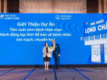 Thông tin doanh nghiệp - Long Châu hợp tác cùng Boehringer Ingelheim, công ty dược phẩm hàng đầu của Đức, thực hiện tầm soát sớm bệnh thận mạn miễn phí