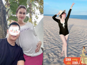 Lần đầu diện đồ ngắn cũn cỡn, bó sát sau 5 tháng sinh con, diễn viên Hương Giang để lộ vóc dáng thật