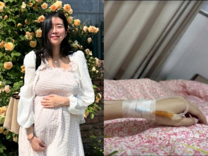 Gia đình - Nữ ca sĩ phải cấp cứu vì sốc thuốc khi đang bầu song thai, hình ảnh ghi lại trong phòng bệnh khiến nhiều người xót xa
