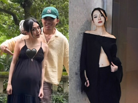 Con gái “vua hài đất Bắc” Xuân Hinh tất bật soạn đồ đi đẻ, gây bất ngờ với vóc dáng thon gọn khi đang bầu tháng cuối