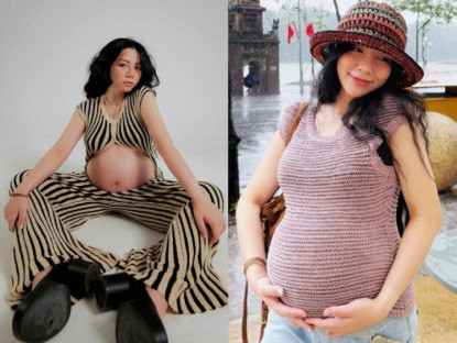 Gia đình - Em chồng hot girl của ca nương Kiều Anh ôm bụng bầu “bắn ảnh” cực chuyên nghiệp, tăng cân nhiều nhưng vẫn xinh