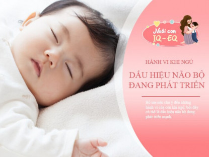 Gia đình - Trí não em bé thông minh âm thầm phát triển sẽ có 4 &quot;hành vi kỳ lạ&quot; trong lúc ngủ