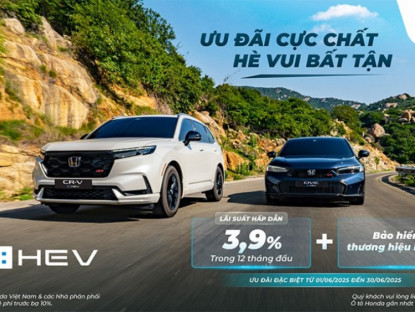 Thông tin doanh nghiệp - Honda khuyến mại lớn các dòng xe ô tô trong tháng 6