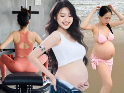 Gia đình - 6 tiểu thư “lá ngọc cành vàng” của Vbiz khi mang bầu: Vợ ca sĩ Hoàng Bách nóng bỏng không kém thí sinh Hoa hậu Việt Nam