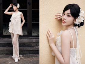Hot girl 2k quê Gia Lai diện bikini nhỏ xíu khoe bụng bầu xinh, nhan sắc ngày càng thăng hạng sau khi lấy chồng CEO