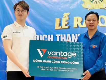 Thông tin doanh nghiệp - Vantage trao 10 suất học bổng, khởi động chuỗi đồng hành cùng cộng đồng trên khắp Việt Nam