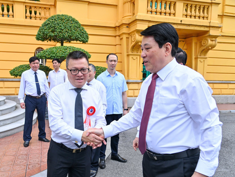 Chủ tịch nước Lương Cường: Tạo dựng diện mạo mới của nền báo chí cách mạng hiện đại, nhân văn, dân tộc, vươn lên - 6