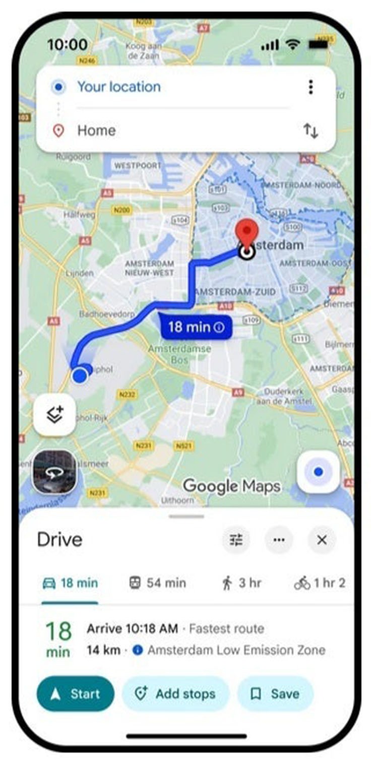 Google Maps bổ sung chức năng giúp chọn cách di chuyển tối ưu - 3