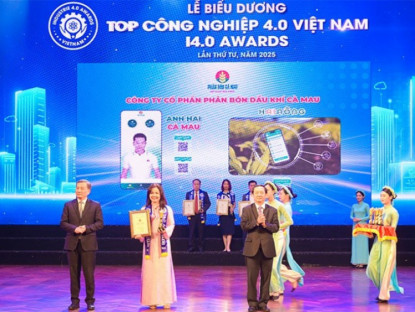 Thông tin doanh nghiệp - PVCFC đạt cú đúp giải thưởng Industrie 4.0 Awards 2025
