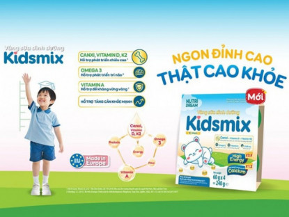Thông tin doanh nghiệp - Kidsmix ra mắt váng sữa dinh dưỡng – Bắt xu hướng nuôi con thông minh