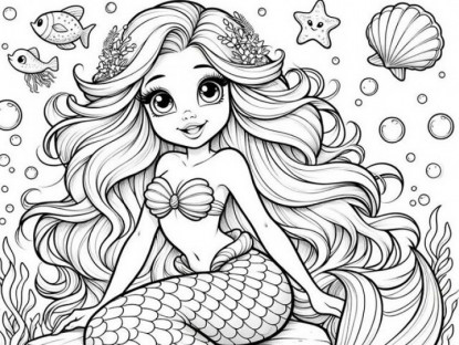 Gia đình - Top 20 bức tranh tô màu những nàng công chúa Disney xinh đẹp nhất