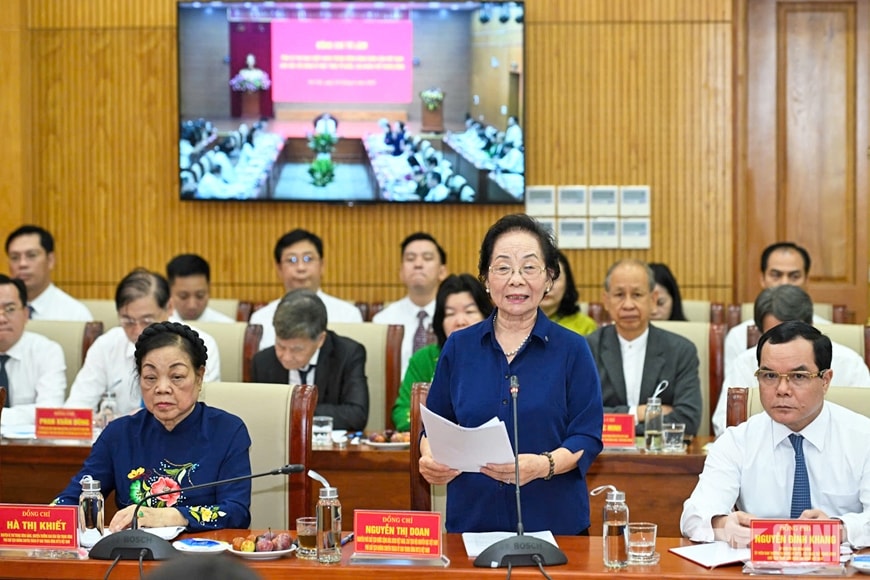 Tổng Bí thư Tô Lâm trao Quyết định thành lập Cơ quan Ủy ban Trung ương Mặt trận Tổ quốc Việt Nam - 7