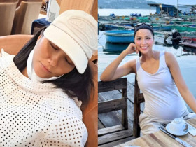 Bà bầu H’Hen Niê khoe khoảnh khắc em bé đạp siêu cưng, lộ dấu hiệu mệt mỏi sau chuỗi ngày chạy show xa nhà