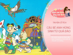 Truyện cổ tích: Momo Tarou – Cậu bé anh hùng sinh từ quả đào