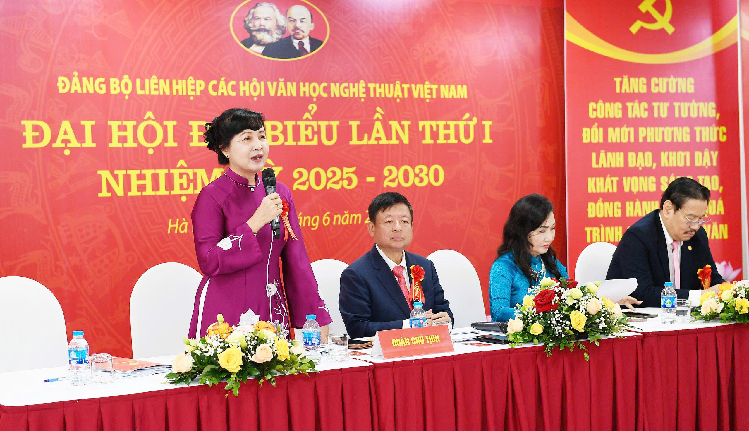 Đại hội đại biểu Đảng bộ Liên hiệp các Hội Văn học nghệ thuật Việt Nam lần thứ I nhiệm kỳ 2025-2030 - 8