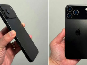 Cận cảnh mô hình iPhone 17 Pro với thanh camera khác biệt